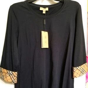 Burberry 3/4 sleeve T-shirt